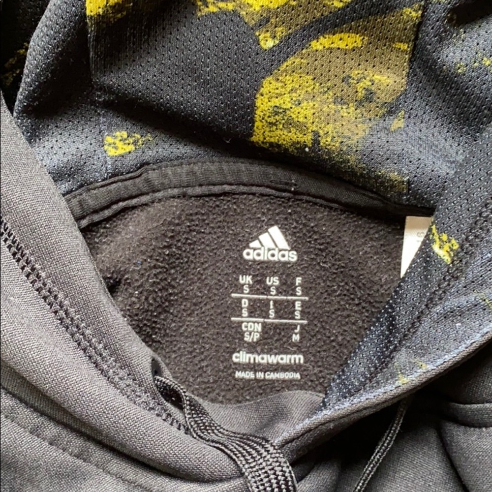Black and Camo Adidas Hoodie - Picture 3 of 3
